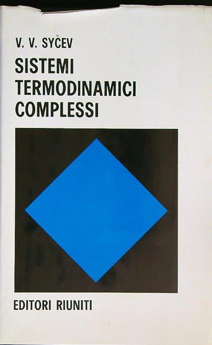 Sistemi Termodinamici Complessi  - V.V. Sycev - copertina
