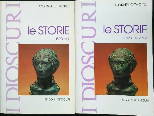 Storie libri I-V 2vv - Cornelio Tacito - copertina