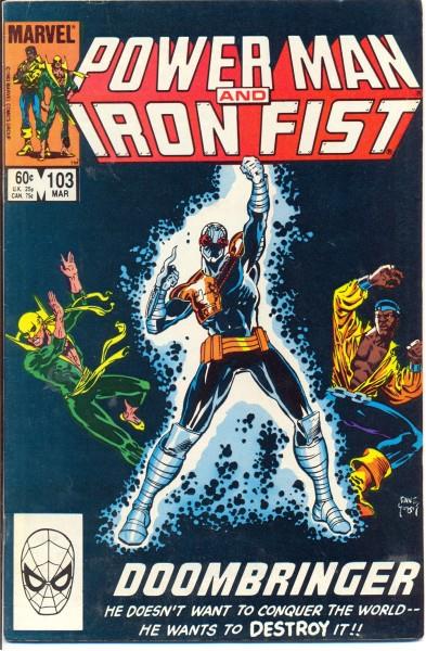 Power Man and Iron Fist No. 103, March 1984 - copertina