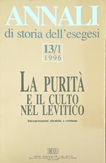 Annali di storia dell'esegesi 13/1 1996