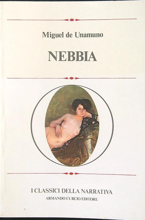 Nebbia - Miguel de Unamuno - copertina