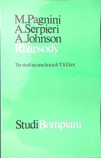 Rhapsody - Pagnini - copertina