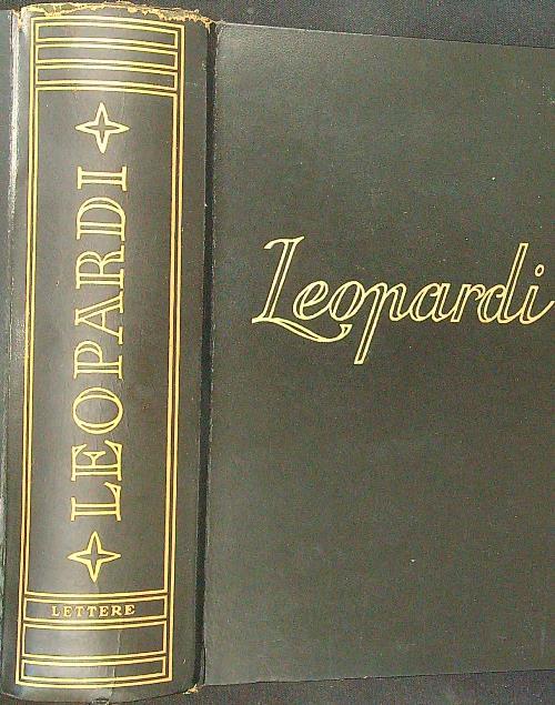 Tutte le opere di Giacomo Leopardi - Francesco Flora - copertina