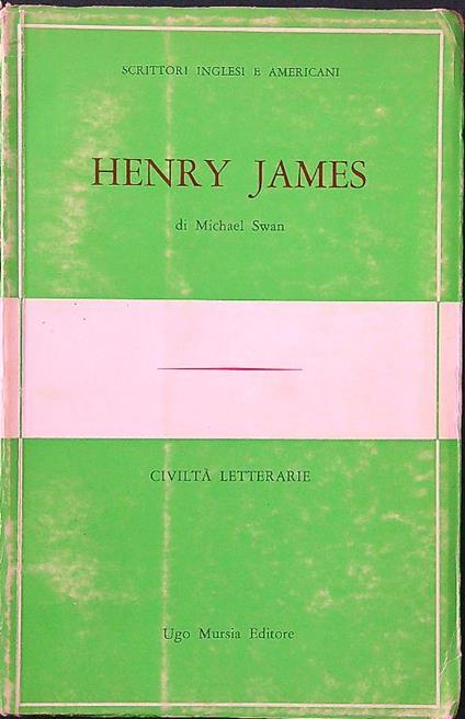 Henry James - Michael Swan - copertina