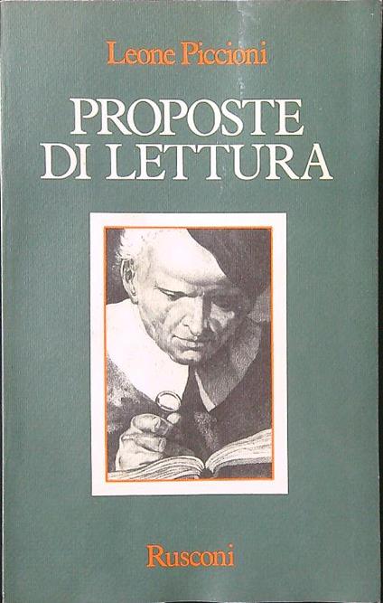 Proposte di lettura - Leone Piccioni - copertina