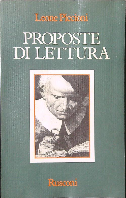 Proposte di lettura - Leone Piccioni - copertina