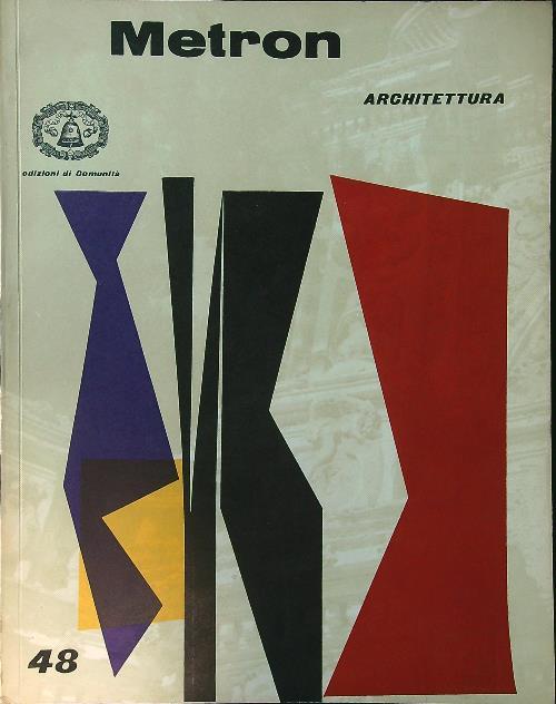 Metron architettura n. 48/novembre 1953 - copertina