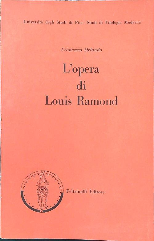 L' opera di Louis Ramond - Francesco Orlando - copertina