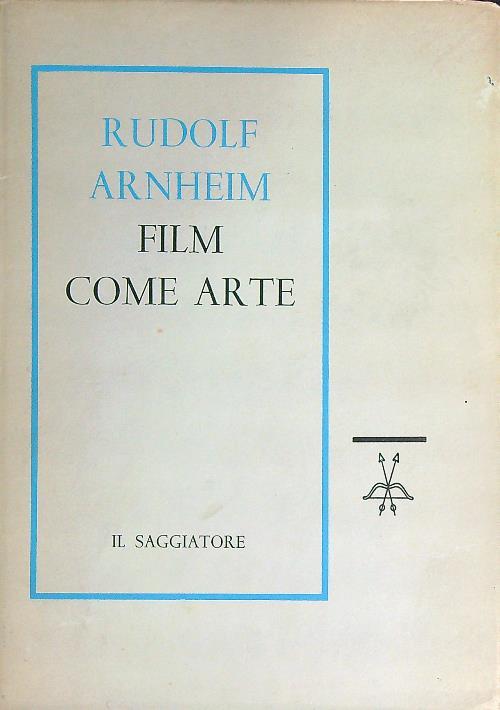 Film come arte - Rudolf Arnheim - copertina