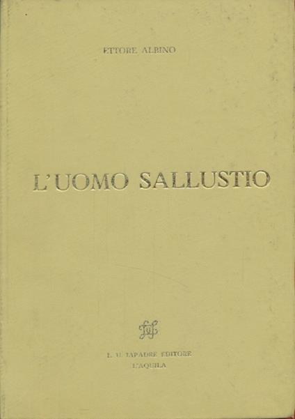 L' uomo Sallustio - Ettore Albino - copertina