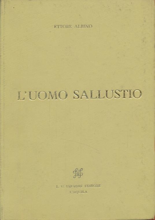 L' uomo Sallustio - Ettore Albino - copertina