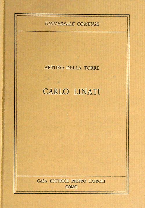 Carlo Linati - Arturo Della Torre - copertina