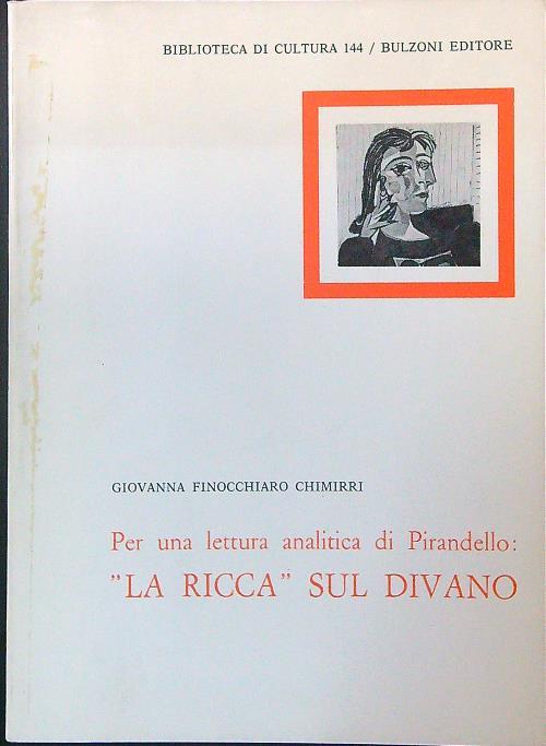 La  ricca sul divano - Giovanna Finocchiaro Chimirri - copertina