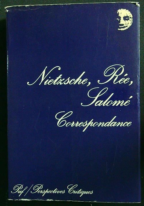 Nietzsche, Ree, Salomè Correspondance - copertina