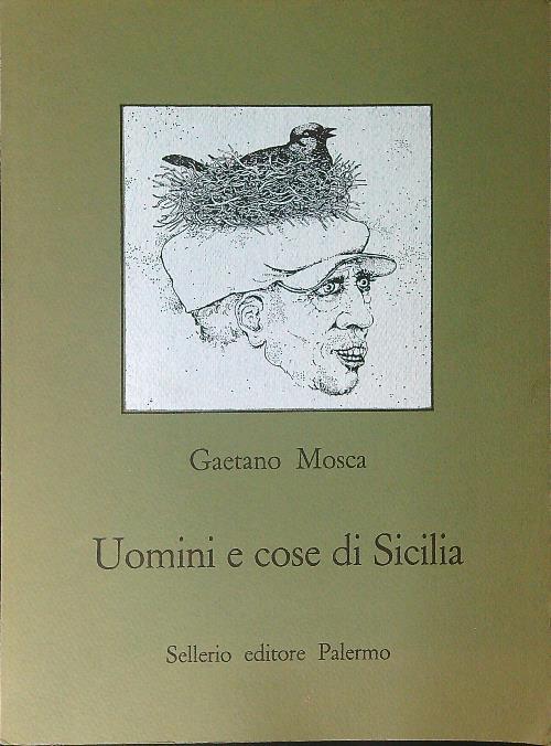 Uomini e cose di Sicilia - Gaetano Mosca - copertina