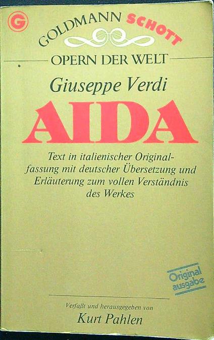 Aida - Giuseppe Verdi - copertina