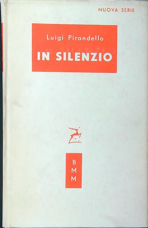 In silenzio - Luigi Pirandello - copertina