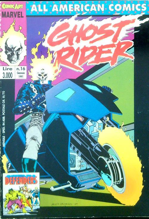 Ghost Rider N. 16/Gennaio 1991 - copertina