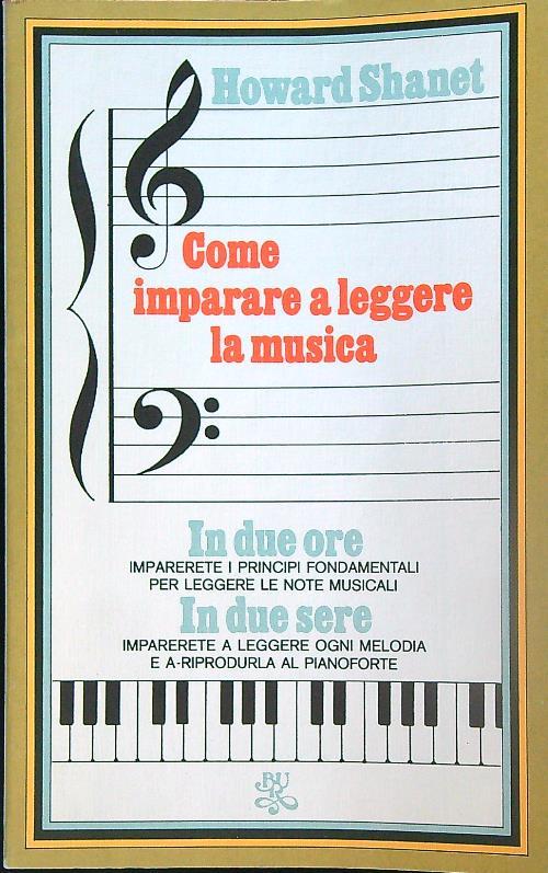 Come imparare a leggere la musica - Howard Shanet - copertina