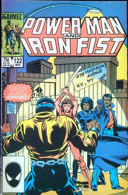 Power Man and Iron Fist No. 122, March 1986 - copertina