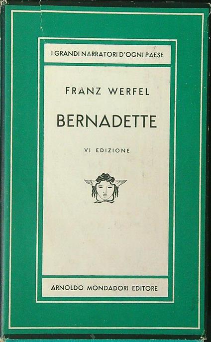 Bernadette - Franz Werfel - copertina