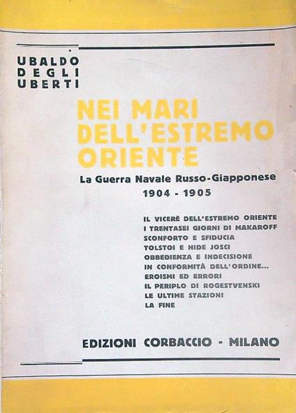 Nei mari dell'estremo Oriente - Ubaldo Degli Uberti - copertina