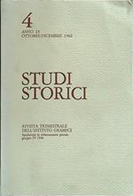 Studi storici 4 anno 23 ottobre-dicembre 1982