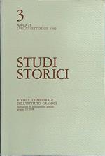 Studi storici 3 anno 23 luglio-settembre 1982