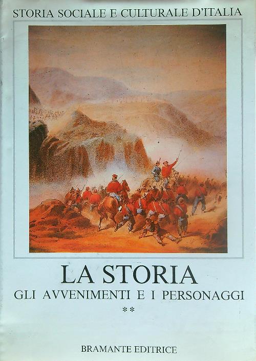 La storia. Gli avvenimenti e i personaggi. Vol II - copertina