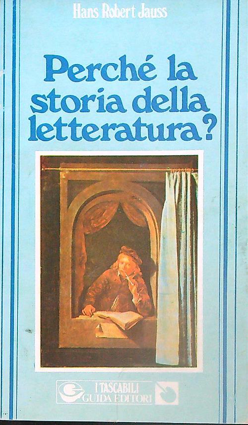 Perché la storia della letteratura? - Hans Jauss - copertina