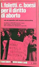 Per il diritto di aborto