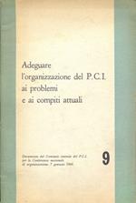 Adeguare l'organizzazione del PCI ai problemi e compiti attuali