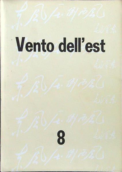 Vento dell'est 8 - copertina