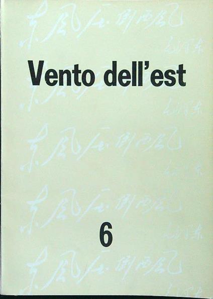 Vento dell'est 6 - copertina