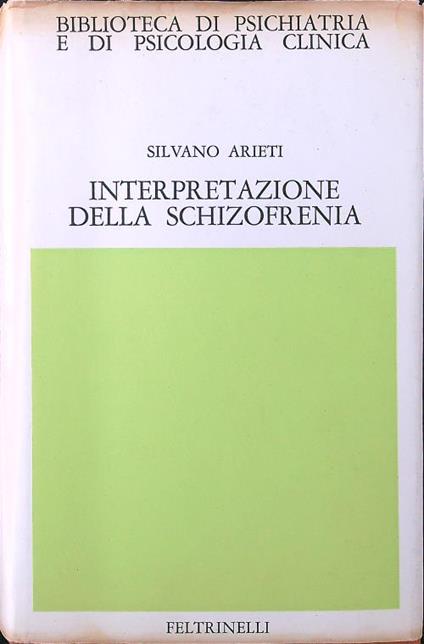 Interpretazione della schizofrenia - Silvano Arieti - copertina