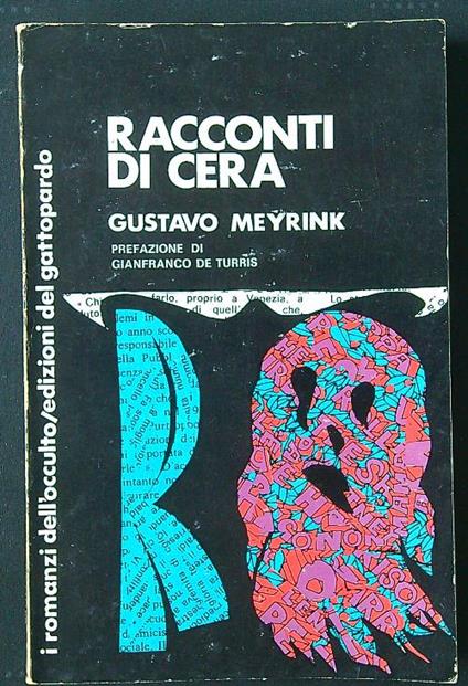 Racconti di cera - Gustavo Meyrink - copertina