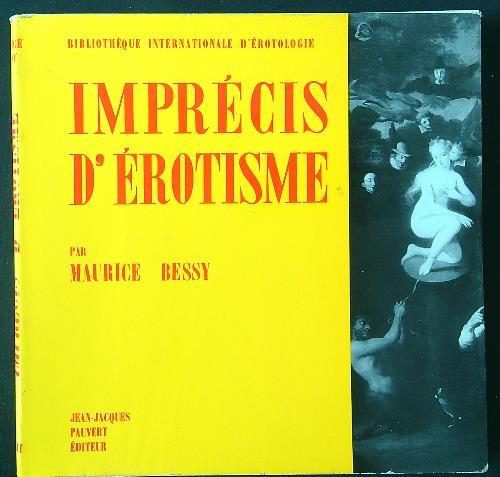 Imprecis d'erotisme - Maurice Bessy - copertina