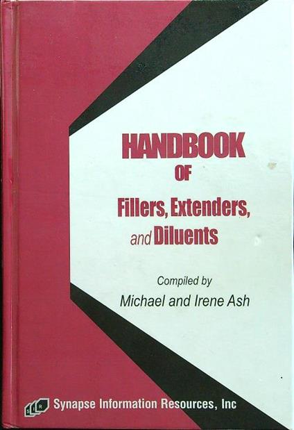 Handbook of fillers, extenders and diluents - copertina