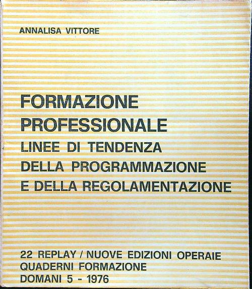 Formazione professionale - Annalisa Vittore - copertina