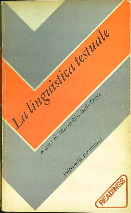 La linguistica testuale - Maria-Elisabeth Conte - copertina