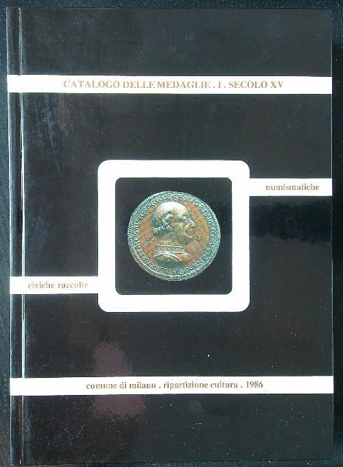 Catalogo delle medaglie 1: secolo XV - Johnson - copertina
