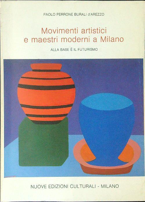 Movimenti artistici e maestri moderni a Milano - copertina