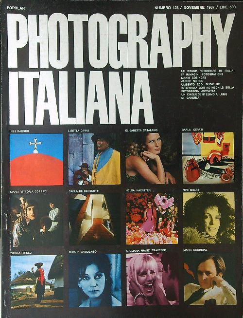 Photography Italiana 123 / Novembre 1967 - copertina