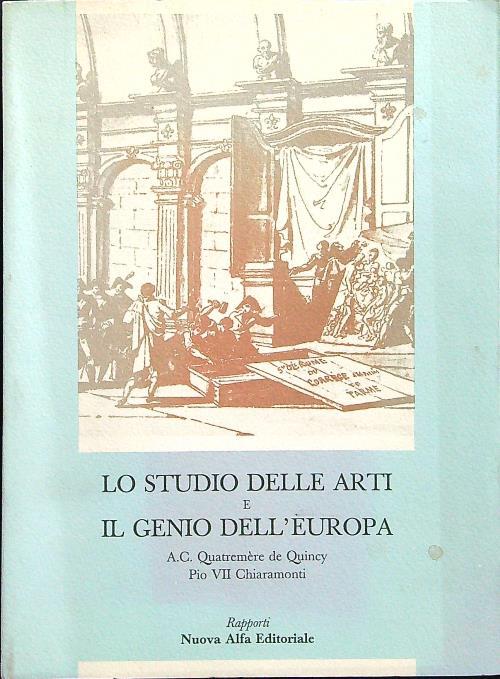 Lo studio delle arti e il genio dell'Europa - copertina