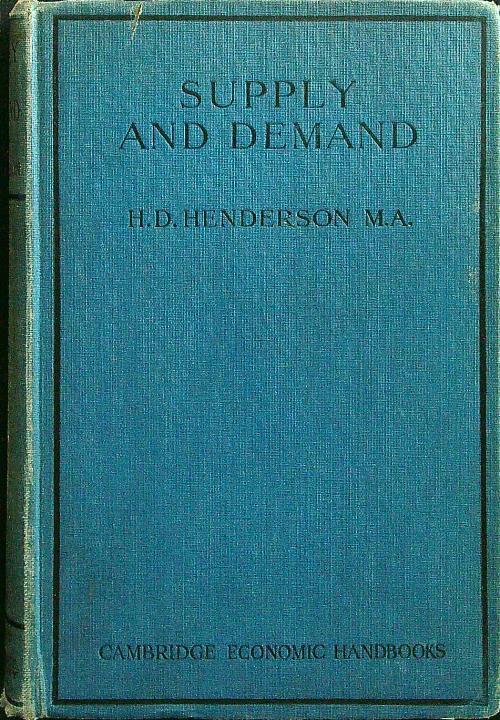 Supply and demand - Henderson - copertina