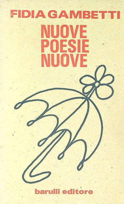 Nuove poesie nuove - Fidia Gambetti - copertina