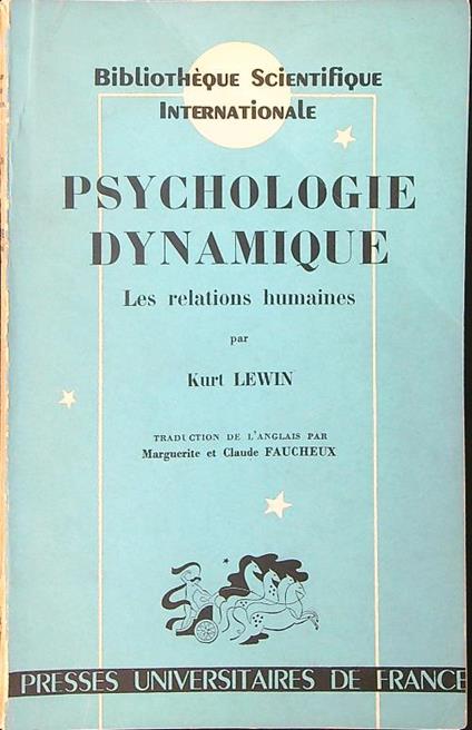 Psychologie dynamique - Kurt Lwein - copertina