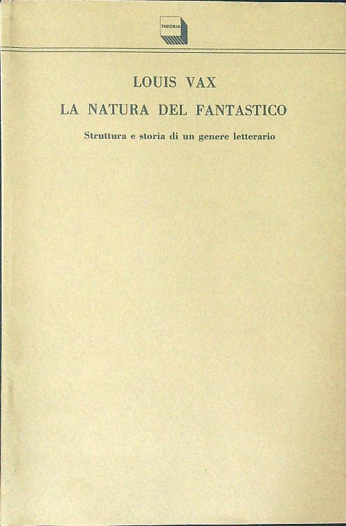 La  natura del fantastico - Louis Vax - copertina