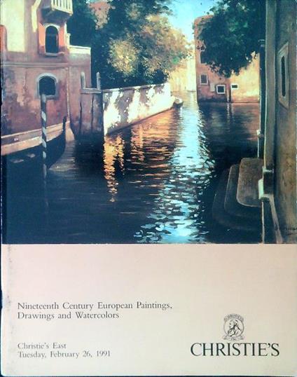 Nineteenth Century European Paintings - Tuesday, February 26, 1991 - copertina