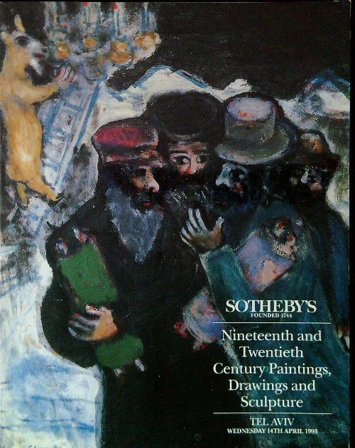 Nineteenth and Twentieth Century Paintings, Drawings and Sculpture 14th April 93 - copertina